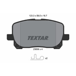 TEXTAR 2383601 Brake Pads