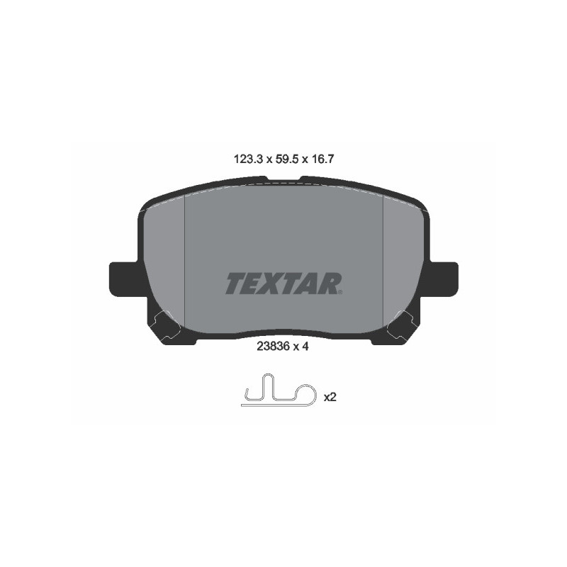 TEXTAR 2383601 Brake Pads