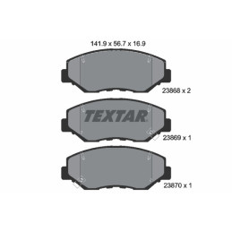 TEXTAR 2386801 Brake Pads