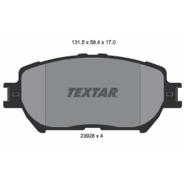 TEXTAR 2392801 Bremsbeläge