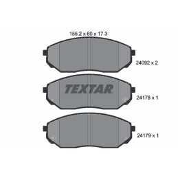 TEXTAR 2409201 Brake Pads