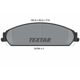 TEXTAR 2416401 Brake Pads