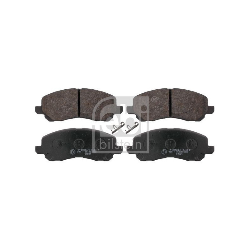 Brzdové platničky Predné pre Chrysler Citroen Jeep Lancia Mitsubishi Peugeot FEBI BILSTEIN 16644