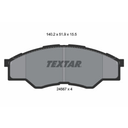 TEXTAR 2456701 Brake Pads