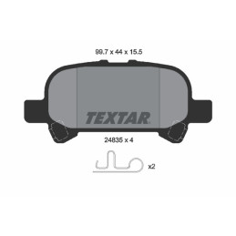 TEXTAR 2483501 Brake Pads