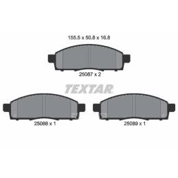 TEXTAR 2508701 Brake Pads