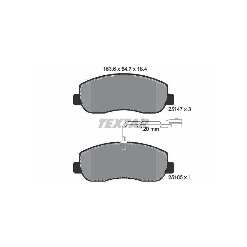 TEXTAR 2514701 Brake Pads