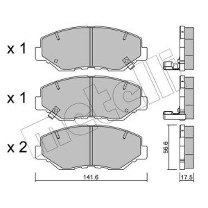 METELLI 22-0606-0 Bremsbeläge