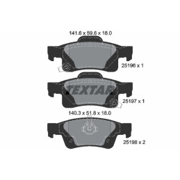 TEXTAR 2519601 Brake Pads