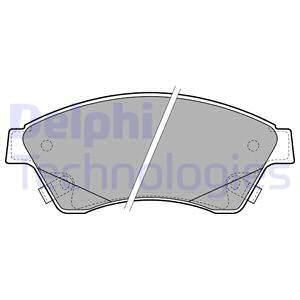 Pastiglie freno Anteriore per Chevrolet Opel Vauxhall DELPHI LP2171