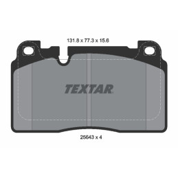 TEXTAR 2564302 Bremsbeläge