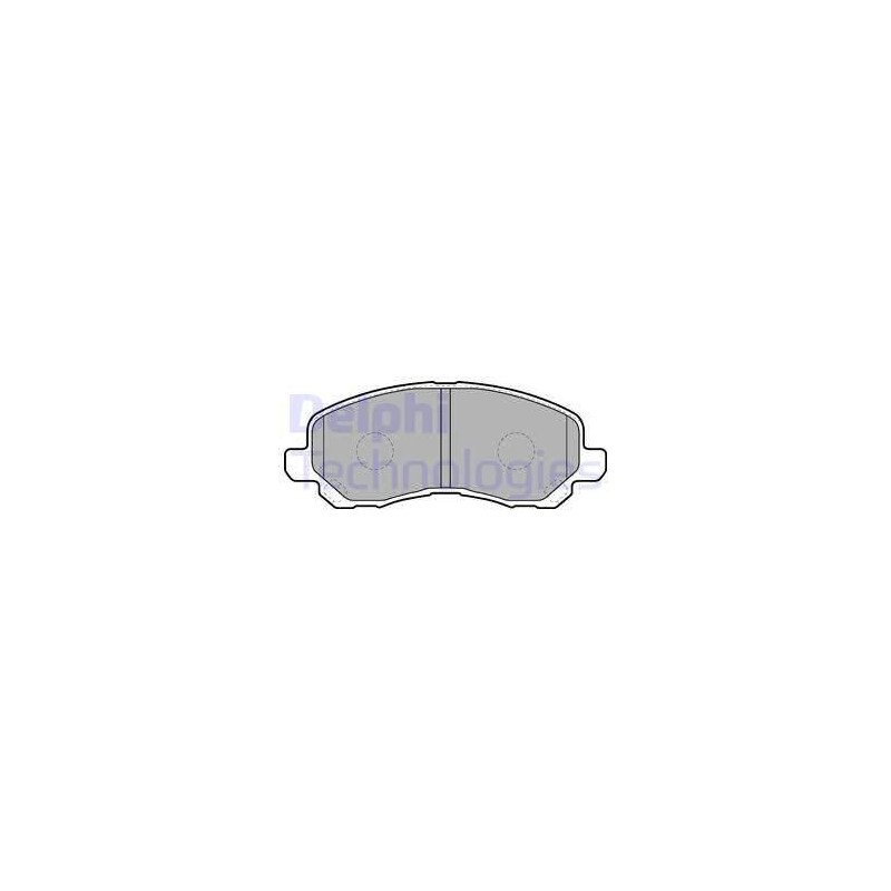 VORNE Bremsbeläge fur Chrysler Citroen Jeep Lancia Mitsubishi Peugeot DELPHI LP1684