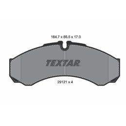 TEXTAR 2912111 Brake Pads