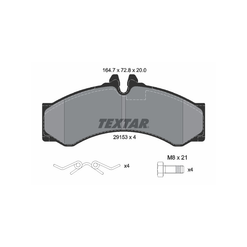 TEXTAR 2915301 Brake Pads