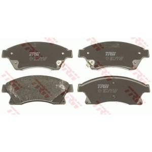 Pastillas de freno Delantero para Chevrolet Opel Vauxhall TRW GDB1843