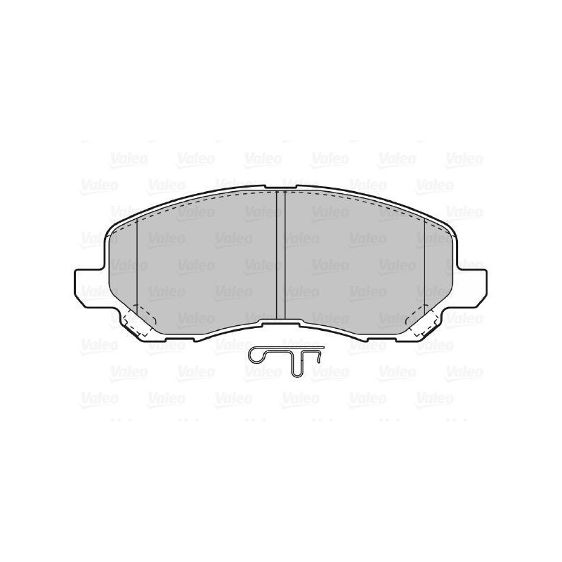 Pastillas de freno Delantero para Chrysler Citroen Jeep Lancia Mitsubishi Peugeot VALEO 598886