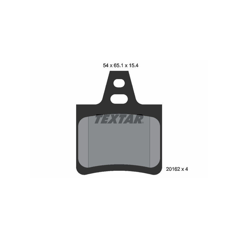 TEXTAR 2016203 Klocki hamulcowe tył dla Citroen XM Xantia