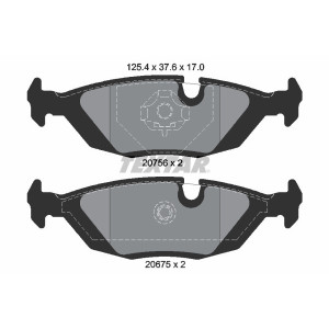 TEXTAR 2067502 Pastiglie freno posteriore per 3 5 6 7 B6