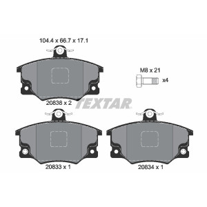 TEXTAR 2083302 Brake Pads Set Front for
