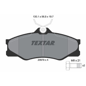 TEXTAR 2097904 Pastiglie freno anteriore per VW Transporter