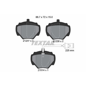 TEXTAR 2123701 Klocki hamulcowe tył dla Land Rover Range Rover Discovery