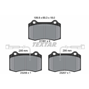 TEXTAR 2138103 Plaquettes de frein avant pour Viper GTV Spider 147 156 Coupe