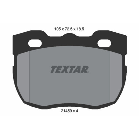 TEXTAR 2145901 Brzdové platničky predný pre Land Rover Defender 90