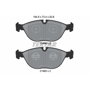 TEXTAR 2148401 Pastillas de freno delantero para E Arnage CLK Azure Continental 7 C A4 A8