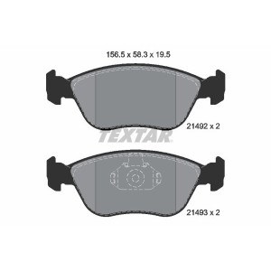 TEXTAR 2149201 Klocki hamulcowe przód dla Volvo S70 V70 C70 XC70