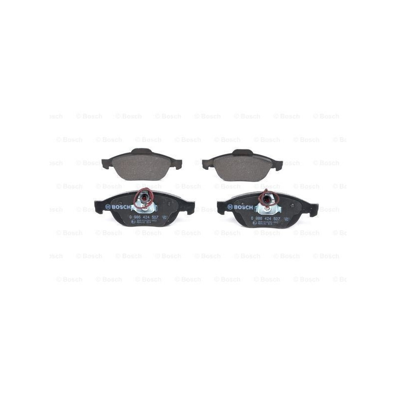 Klocki hamulcowe Przód dla Alfa Romeo 147 156 Lancia Lybra BOSCH 0 986 424 507