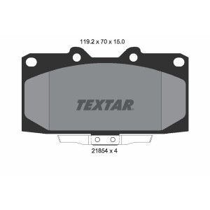 TEXTAR 2185401 Pastillas de freno delantero para Impreza Skyline 200