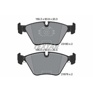TEXTAR 2318381 Bremsbeläge Vorne für X3 3 Z4 75 MG MF3 ZT ZT-T