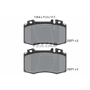 TEXTAR 2327181 Klocki hamulcowe przód dla Mercedes S SL M