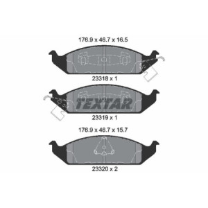 TEXTAR 2331801 Pastiglie freno anteriore per Stratus Cirrus