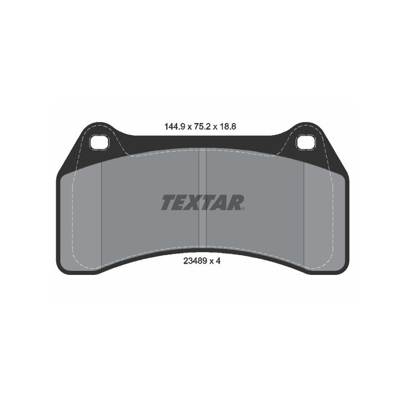 TEXTAR 2348901 Pastiglie freno anteriore per Jaguar S-Type XJ