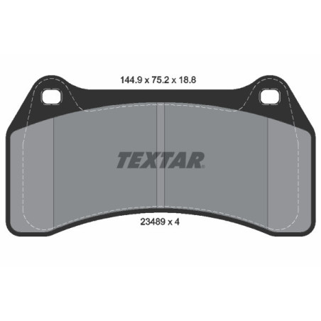 TEXTAR 2348901 Pastillas de freno delantero para Jaguar S-Type XJ