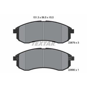 TEXTAR 2387902 Brake Pads Set Front for