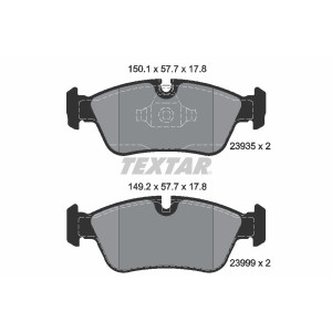 TEXTAR 2393581 Pastillas de freno delantero para BMW 3 1