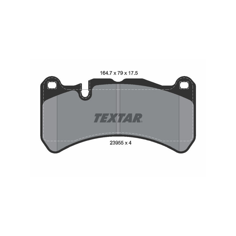 TEXTAR 2395501 Pastillas de freno delantero para CLK GranCabrio Ghibli Quattroporte GRAN