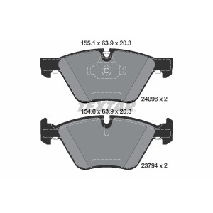 TEXTAR 2409681 Plaquettes de frein avant pour BMW 1 3