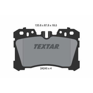 TEXTAR 2424501 Plaquettes de frein avant pour LS Mirai