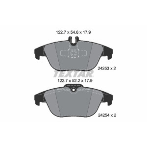 TEXTAR 2425381 Brzdové platničky zadný pre Mercedes C E