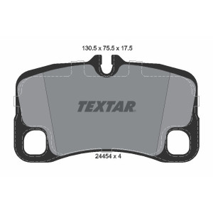 TEXTAR 2445401 Brzdové platničky zadný pre Porsche 911