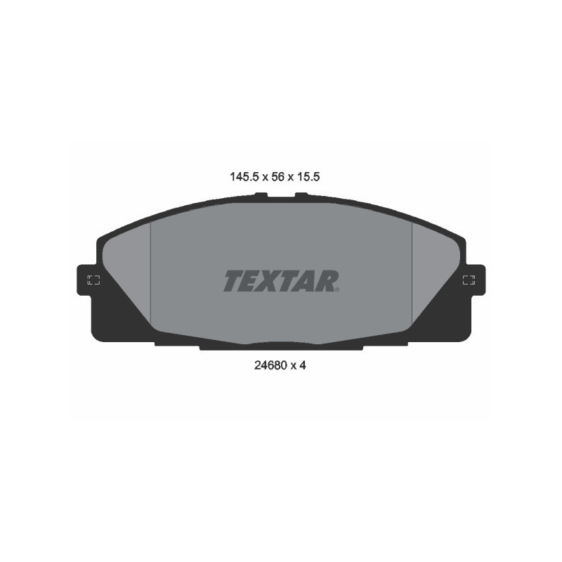 TEXTAR 2468001 Plaquettes de frein Avant pour
