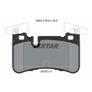 TEXTAR 2473301 Brzdové platničky zadný pre Mercedes C E CLS