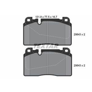 TEXTAR 2564301 Brake Pads Set Front for