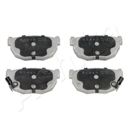ASHIKA 51-01-122 Bremsbeläge Hinten für