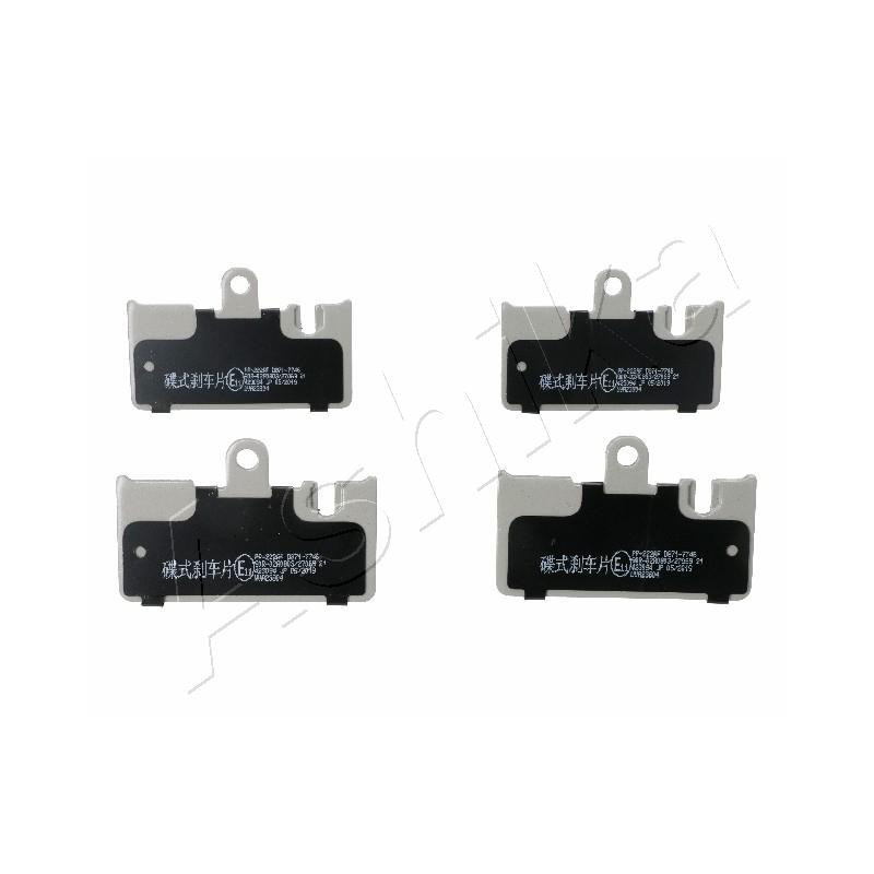 ASHIKA 51-02-222 Brake Pads Set Rear for