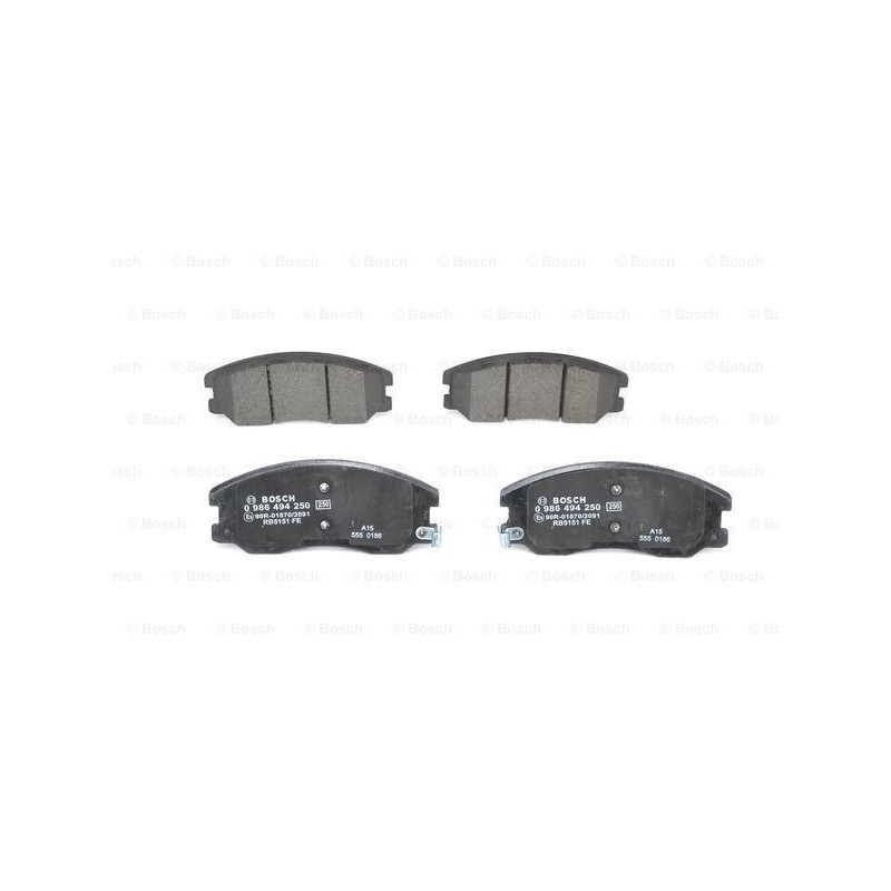 Brzdové destičky Přední pro Chevrolet Captiva Opel Vauxhall Antara BOSCH 0 986 494 250