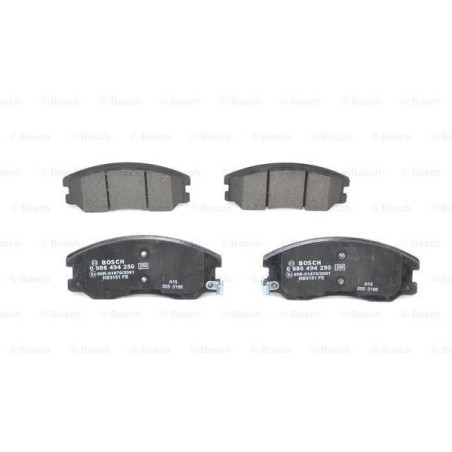 Brzdové platničky Predné pre Chevrolet Captiva Opel Vauxhall Antara BOSCH 0 986 494 250